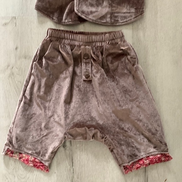 2 PCs Girls The Bae Hive Baesics Velvet tunic dress sz 5 NWT‎ blush pink - Picture 6 of 16